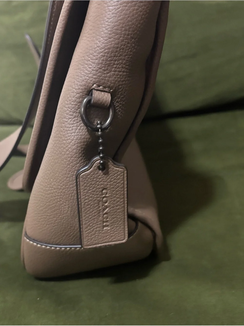 Coach leather messenger